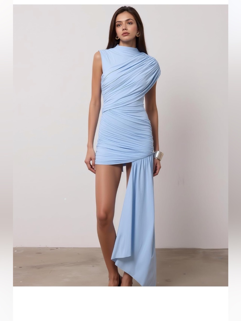Blue dress